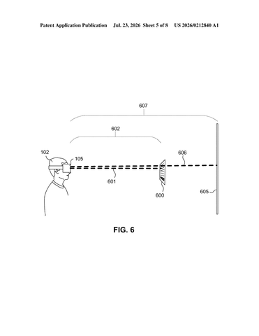 Apple Vision Pro Patent Hides Exactly Where Your Eyes Are Looking patent drawing, sheet 5