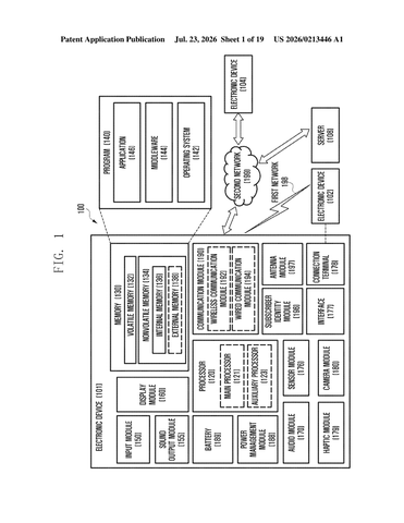 Samsung Patents a Spring-Loaded Internal Connector Support for Electronics patent drawing, sheet 1