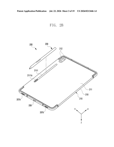 Samsung Patents a Spring-Loaded Internal Connector Support for Electronics patent drawing, sheet 3