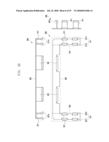 Samsung Patents a Spring-Loaded Internal Connector Support for Electronics patent drawing, sheet 6