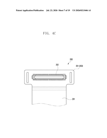 Samsung Patents a Spring-Loaded Internal Connector Support for Electronics patent drawing, sheet 7