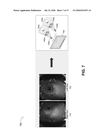 Qualcomm Patents an AI System That Tracks Eye Movement Inside Virtual Reality Headsets patent drawing, sheet 7