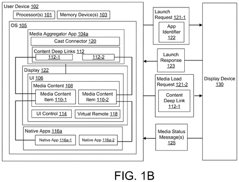 New Google Patent Lets One App Cast Any Streaming Service to Your TV patent drawing, sheet 2