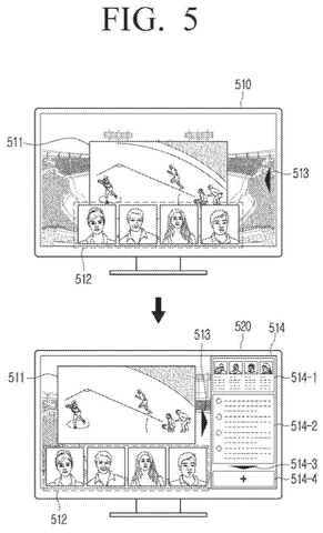 Samsung Patents a Display That Reorganizes Shared Info Screens Around Your Viewing Habits patent drawing, sheet 7