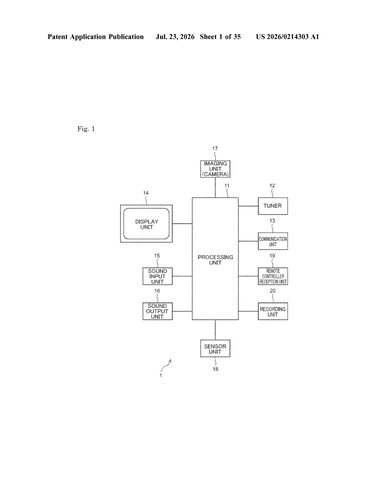 Sony Patent Reveals TV Menus That Shift With Your Picture and Sound Settings patent drawing, sheet 1