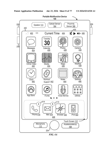 Apple Patent Reveals iPhone Camera App’s Shifting Zoom Control Feature patent drawing, sheet 8