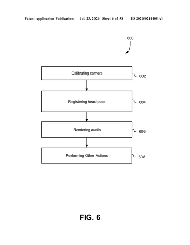 Patent: Knowing Where You Look Puts Sound in the Right Place patent drawing, sheet 6