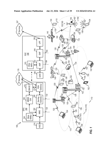 Qualcomm Patents a Way to Keep AI Network Sessions Running During Cell Tower Switches patent drawing, sheet 1