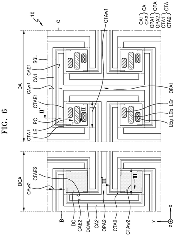 Samsung Patent: Elastic Buffer Layer Shields Display Chip Bump Connections From Damage patent drawing, sheet 7