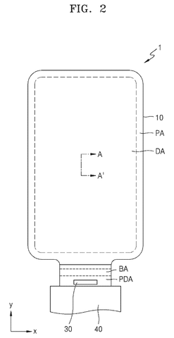 Samsung Display Patents a Precisely Spaced Frame for Keeping Screens Centered patent drawing, sheet 2
