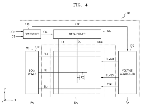 Samsung Display Patents a Precisely Spaced Frame for Keeping Screens Centered patent drawing, sheet 4