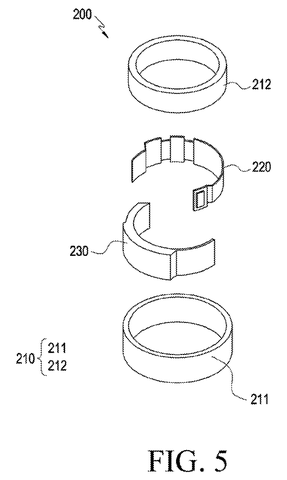 Smart Ring Patent Reveals How Health Sensors Stay Pressed Against Your Skin patent drawing, sheet 5