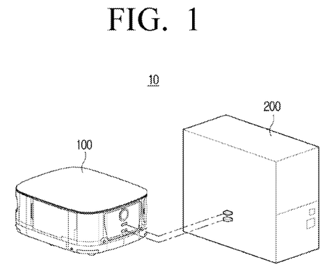 Samsung Patents a Magnetic Handshake That Stops Robots Charging Badly patent drawing, sheet 1