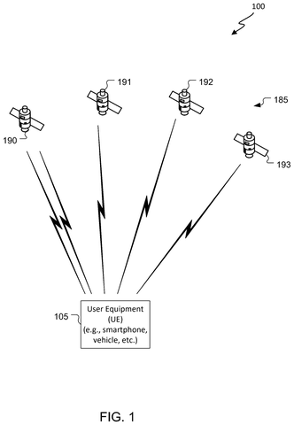 Qualcomm Patents a GPS System That Cross-Checks Satellites to Fix Its Own Errors patent drawing, sheet 1