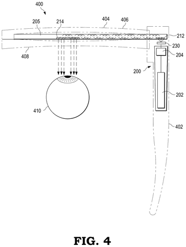 Google Patents a Light-Splitting Layer That Could Make AR Glasses Displays Thinner patent drawing, sheet 4