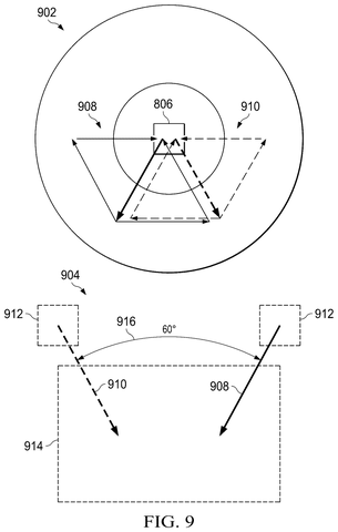 Patent: New Display Lens Design Splits Light Across Curved Surfaces for Clearer Images patent drawing, sheet 7
