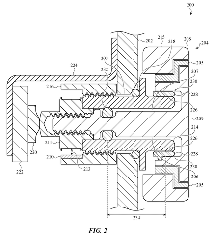 Apple Patents the Internal Mechanics Behind the Apple Watch Crown patent drawing, sheet 3