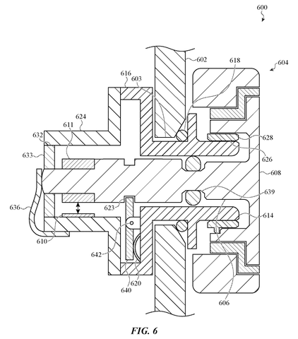 Apple Patents the Internal Mechanics Behind the Apple Watch Crown patent drawing, sheet 7