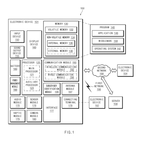 Samsung Patents a Smartwatch Back Panel Where the Health Sensor and Charger Share Wiring patent drawing, sheet 1