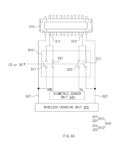 Samsung Patents a Smartwatch Back Panel Where the Health Sensor and Charger Share Wiring patent drawing, sheet 7