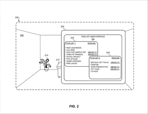 Apple Patents a To-Do List That Surfaces the Right Tasks Based on Where You Are patent drawing, sheet 2