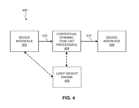 Apple Patents a To-Do List That Surfaces the Right Tasks Based on Where You Are patent drawing, sheet 4