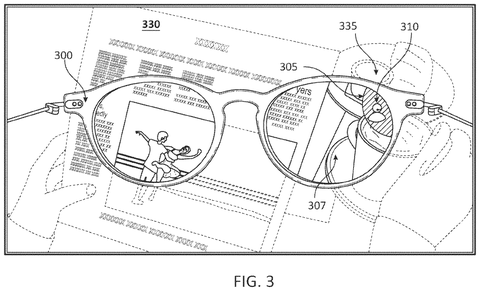Meta Patent Aims to Replace Touch Controls With Gaze-Tracking Smart Glasses patent drawing, sheet 3