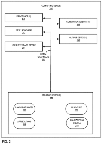 Google Patents a Handwriting System That Turns Your Shorthand Into Full Words patent drawing, sheet 2