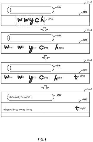 Google Patents a Handwriting System That Turns Your Shorthand Into Full Words patent drawing, sheet 3