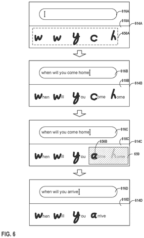 Google Patents a Handwriting System That Turns Your Shorthand Into Full Words patent drawing, sheet 6