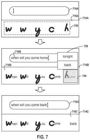 Google Patents a Handwriting System That Turns Your Shorthand Into Full Words patent drawing, sheet 7