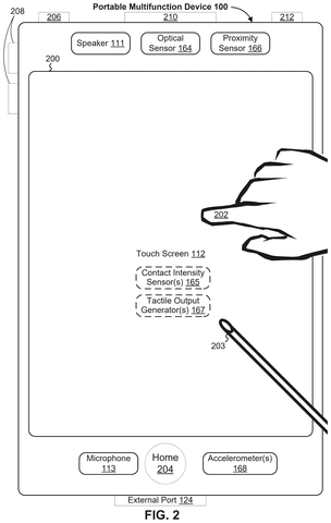 Apple Patents a System That Morphs On-Screen Buttons as You Navigate patent drawing, sheet 3