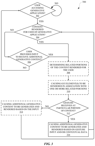 Google Patents a Way to Tap Pieces of an AI Answer for Instant Follow-Up Detail patent drawing, sheet 6