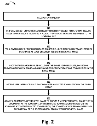 Google Patents a System That Auto-Zooms Image Search Results to the Part You Actually Searched For patent drawing, sheet 2