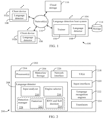 Microsoft Patents a System That Identifies Your Handwriting’s Language Before Reading It patent drawing, sheet 1