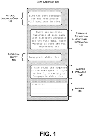 Microsoft Patents AI Tool That Turns Plain English Queries Into Database Answers patent drawing, sheet 1