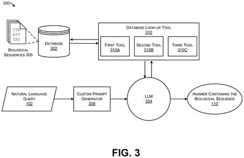 Microsoft Patents AI Tool That Turns Plain English Queries Into Database Answers patent drawing, sheet 3