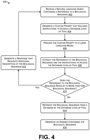 Microsoft Patents AI Tool That Turns Plain English Queries Into Database Answers patent drawing, sheet 4