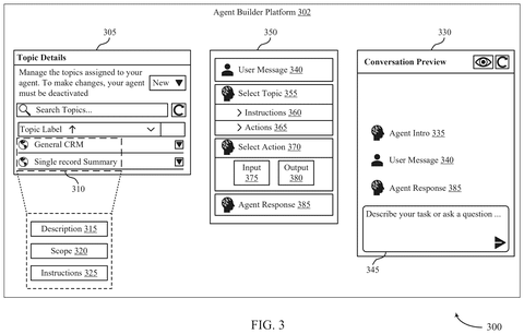 Salesforce Patents a System Where One AI Watches Over All Your Other AIs patent drawing, sheet 3