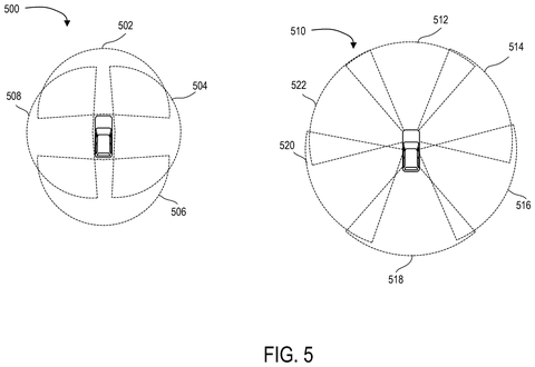 Qualcomm Patents a More Efficient Way for Cars to See Themselves From Above patent drawing, sheet 5