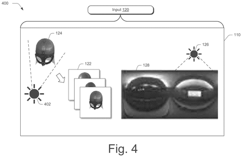 Adobe Patents an AI System That Re-Lights Real Objects in 3D After You Photograph Them patent drawing, sheet 4