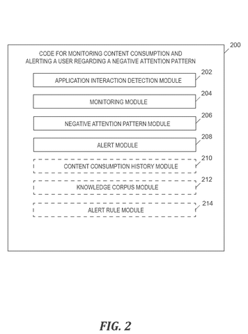 IBM Patents a System That Watches Your App Habits and Warns You When They Turn Unhealthy patent drawing, sheet 2