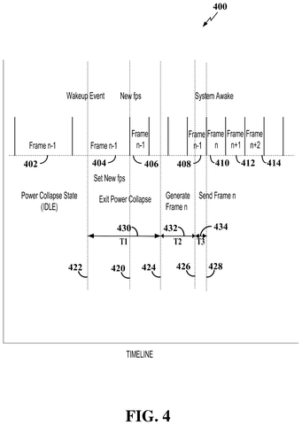 Qualcomm Patents a Way to Wake Your Screen the Instant the Chip Wakes Up patent drawing, sheet 4