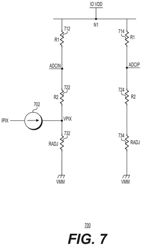 Microsoft Patents a Circuit That Monitors Tiny Display Lights Without Burning Them Out patent drawing, sheet 7