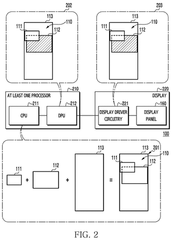 Samsung Patents a Display That Narrows Its Viewing Angle Only Where Your Private Content Is patent drawing, sheet 2