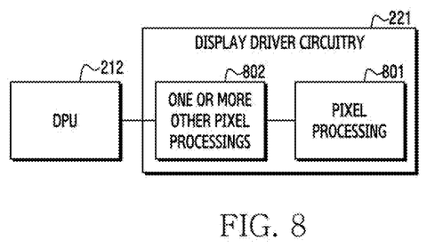 Samsung Patents a Display That Narrows Its Viewing Angle Only Where Your Private Content Is patent drawing, sheet 8