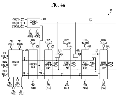 Samsung Files Patent for a Display Panel Circuit That Controls Multiple Scan Signals at Once patent drawing, sheet 4