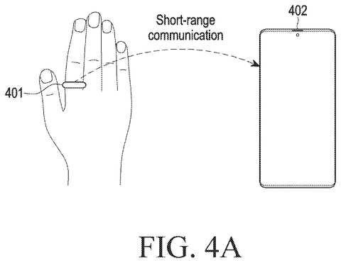 Samsung Patents a Smart Ring That Asks Your Phone to Charge It patent drawing, sheet 4
