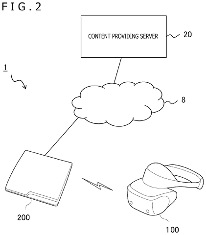 Sony Patent Switches VR View to Real World Mid-Game patent drawing, sheet 2