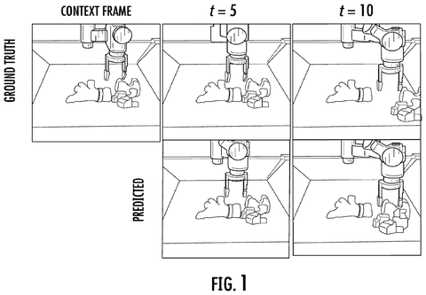 Google Patents an AI System That Predicts Upcoming Video Frames patent drawing, sheet 1